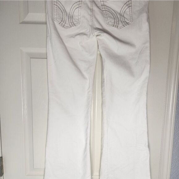 My Michelle 11 White Corduroy Full Length Pockets Women's Jean's - Picture 7 of 8